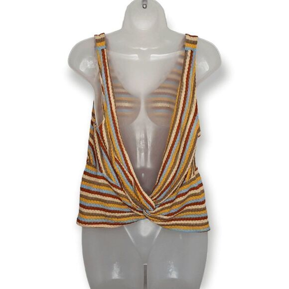 Altar'd State Striped Multicolor Tunic Tank size Medium - Picture 2 of 6